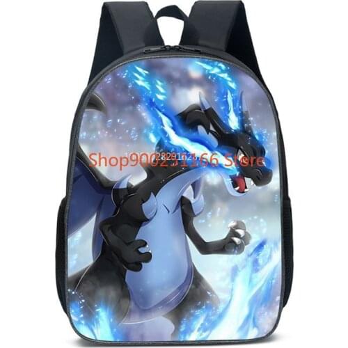 16 Inches Pokemon Backpack Cartoon Anime Pikachu Children School Bags Teenager Backpacks Student Schoolbags Laptop Bags