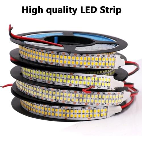 DC 12V Led Strip Led Lights SMD 2835 Lampara Led Rope Tape 5M Led Lamp Flexible Ribbon White Warm White Waterproof Led Stripe