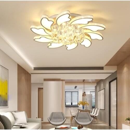 Heart-shaped LED ceiling light Residential living room bedroom study dining room ceiling lamp Business & office Lighting fixture