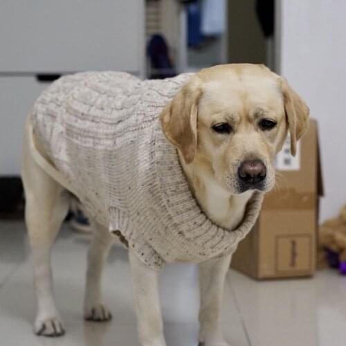 [MPK Dog Sweater] Wool Sweater for Small to Medium Size Dogs, Wool Dog Sweater, Labrador Sweater, Dog Clothes, 4 Sizes Available