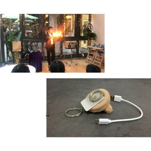 Ultimate Fire Reel - Steel,Flame Road 3.0 (Charging Version) Fire Magic / Magic Tricks,Gimmick,Stage Magic Props,Accessories