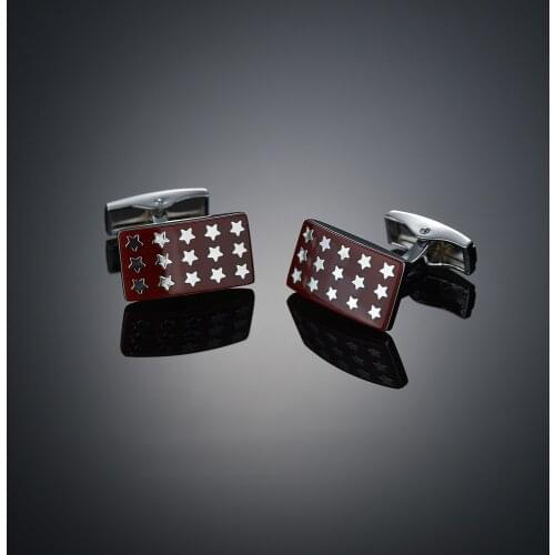 High Quality MenS Shirt Cufflinks Fashion Suit Classic Jewelry Five Star Cufflink Lawyer Business Shirt Badge Pin Cuff Links