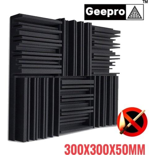 Geepro 300x300x50mm Acoustic Foam Soundproofing Acoustic Panel Noise Isolation for Studio Soundproof Foam Acoustic Isolator