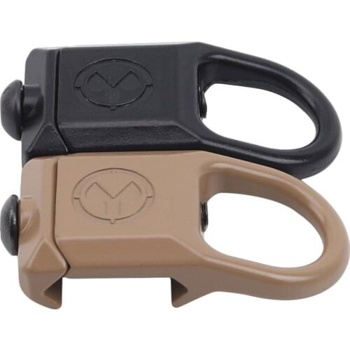 1Pcs Tactical Quick Detach RSA-GBB Buckle Rifle Sling Swivel Hook Mount Adapter For 20mm Picatinny Weaver Rail Hunting