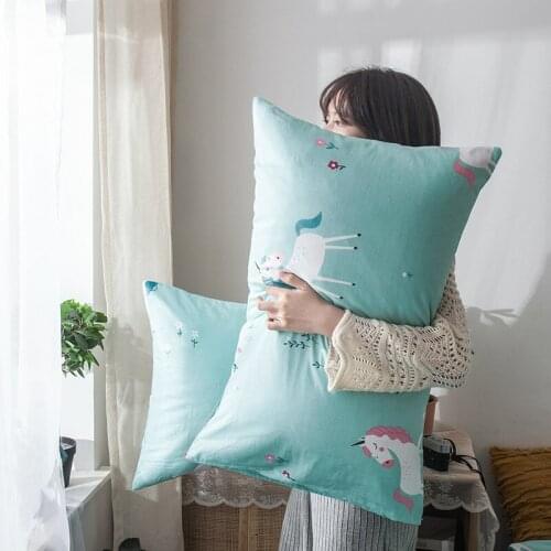 100% cotton twill pillowcase Creative Soft Decorative Pillow Covers flower printed Multi-color Pillow Covers for home use