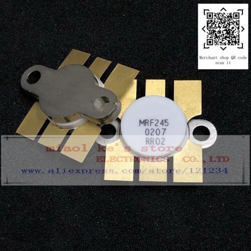 100%Original: MRF245 [ 12.5V-36V 20A 80W 176MHz SOT119 ] High band/VHF FM power transistor