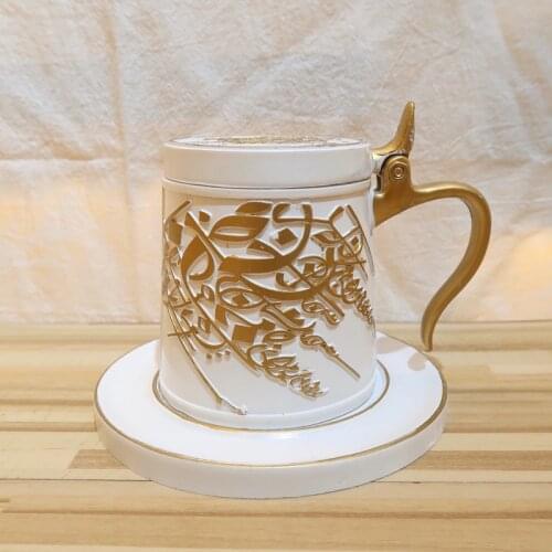 2021 Arabic Resin Incense Burner Middle East Bakhour Burner Creative Buddhism Resin Incense Holder Aroma Censer Home Decoration