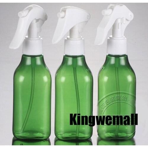 300pcs/lot 200ml Empty Perfume Cosmetic Container Prefume Water Atomizers Plastic Spray Square Bottles Makeup storage Packaging