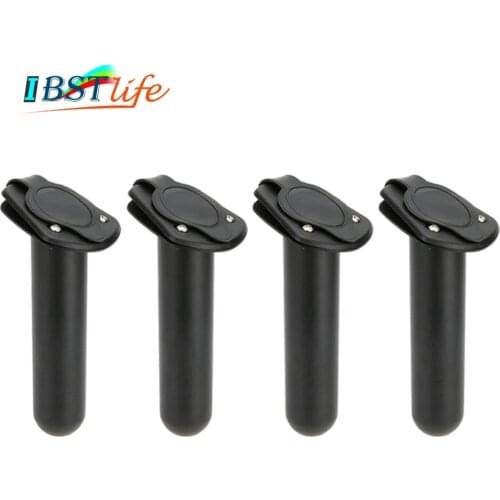 4PCS Nylon Fishing Tackle Accessory tool Fishing Rod Tackle Holder with Cap Cover Gasket for Kayak Boat Canoe