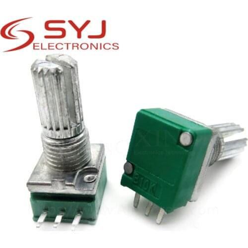 5pcs/lot RK097N B1K B5K B10K B20K B50K B100K B500K B250K B5K with a switch audio 3pin shaft 15mm amplifier sealing potentiometer