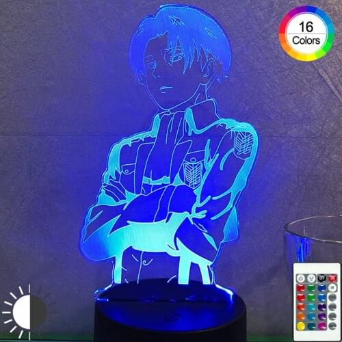 Acrylic 3D Table Lamp Cartoon Character Interior Decoration Holiday Gift Children LED Night Light Bedside Lamp Birthday Gift