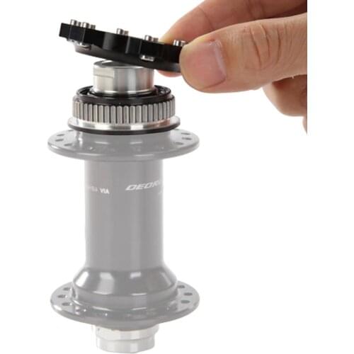 MTB Bike Centerlock Hub 6-Bolts Disc Brake Rotor Aluminum Alloy Fitting Adapter