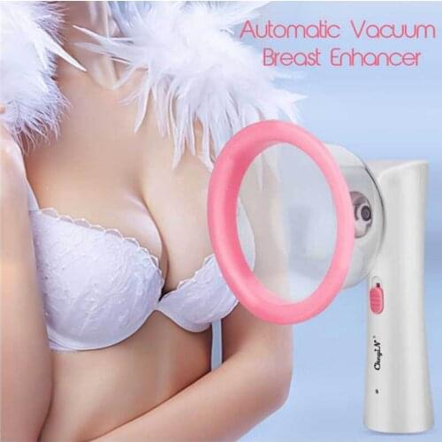 Electric Breast pump Massager Enhancement Chest Massage Therapy silicone Vacuum Scution Pump Cup Growth Breast Massager Tool