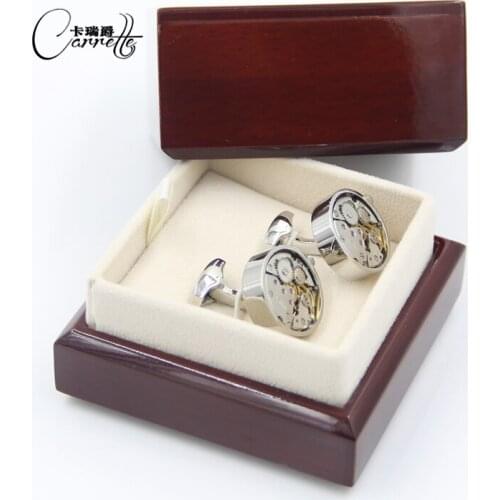 Mahogany baking box cufflinks box wooden box a pair of equipment (excluding cufflinks)