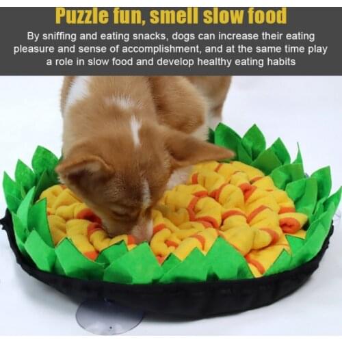 Pet Sniffing Pad Mat Slow Feeding Blanket Interactive Smell Training Dog Toys Washable Convenient Storage New