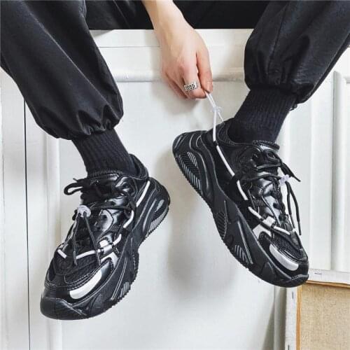 Summer Height Sneakers for Running Husband Sports Shoes for Men Sport Shoes Men Sneakers 2021 Black Footwear Krasaovki GMB-1117