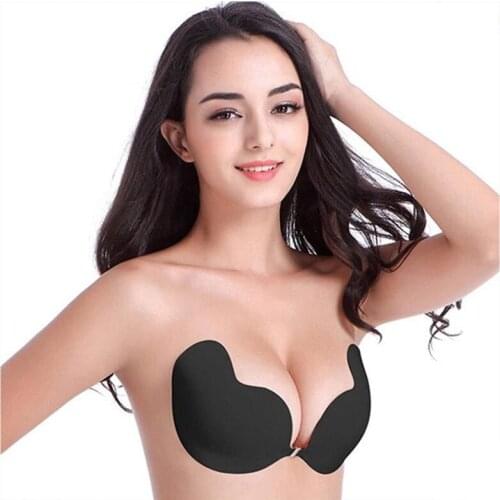 1pair Women Intimates Accessories Sponge Swimsuit Breast Push Up Bra Padding Chest Enhancers Bra Foam Insert Chest Cup Stickers