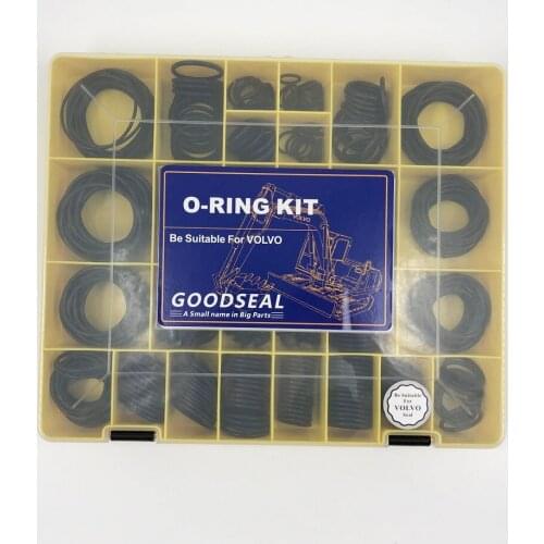 The O-ring kit is suitable for 465 PCS of nitrile butadiene rubber 90 O-ring kit for excavator Volvo 32 size