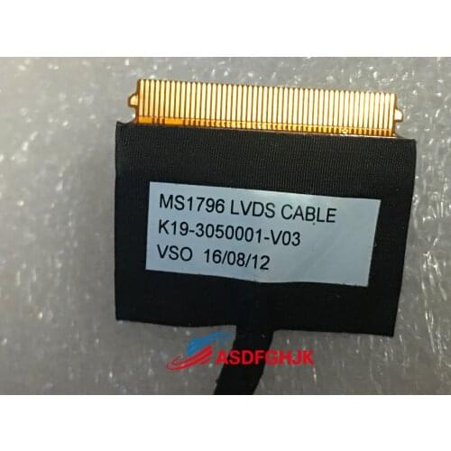 Original K19-3050001-V03 FOR MSI CX72 LCD CABLE MS1796 LVDS CABLE MS-1796 MS-1797 Fully tested