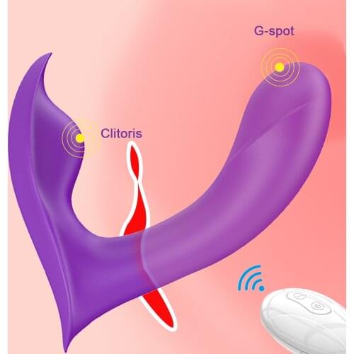 Wearable Dildo Vibrator for Women G Spot Massager Sex Toys Remote Control Panties Vibrator Clitoris Stimulator USB Charging