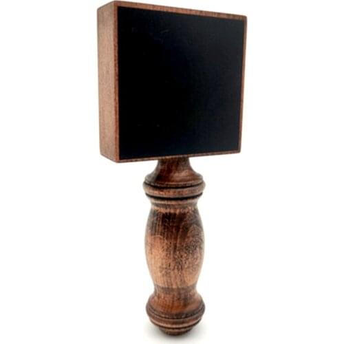 Personalized Beer Handle Home Brew Wooden Tap Handle, Reusable Chalkboard DIY Craft Beer Faucet Handles Bar Decor