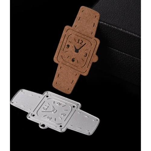 SCD360 Watch Metal Cutting Dies For Scrapbooking Stencils DIY Album Cards Decoration Embossing Folder Craft Die Cuts Tool New