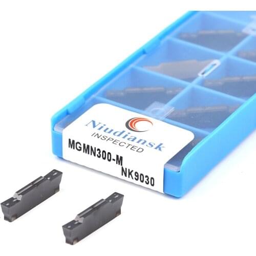 10pcs MGMN150-G MGMN200-G MGMN300-M MGMN400-M NK9030 Carbide Insert CNC Lathe Turning blade high quality Grooving Cutting insert