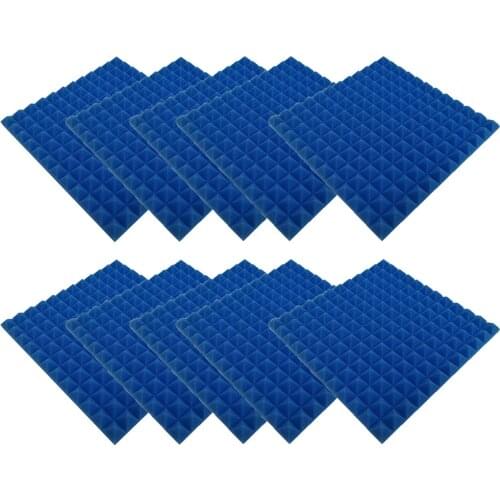10Pcs Soundproof Foam Studio Acoustic Foam Sound Absorption Treatment Panel NJ88