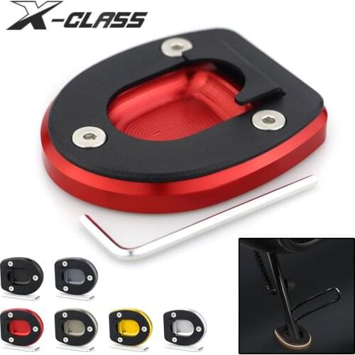 Motorcycle Side Stand Enlarger Kickstand Enlarge Extension Plate for Vespa GTS 250 300 2013 2014 2015 2016 2017 2018 2019 2020