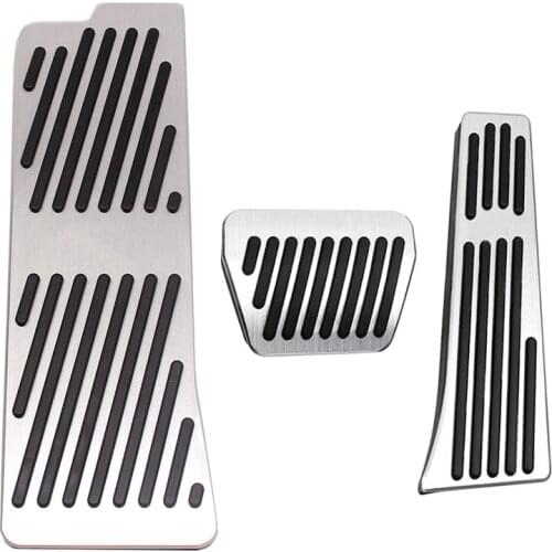 For BMW 3 Series G20 G21 G28 325Li 2020 Aluminum Car Accelerator Pedal Brake Pedal 3pcs Footrest Pedal Plate Cover 3PCS