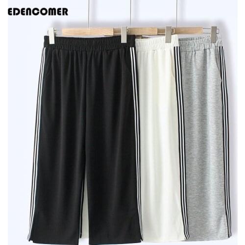 EDENCOMER Women's Cropped Trousers