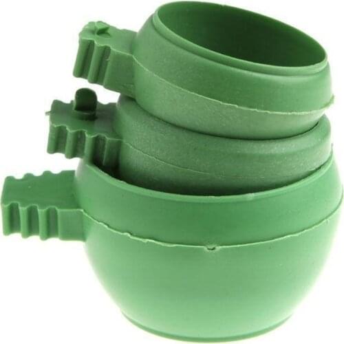 Pigeon Trough Basin Bird Parrot Feeder Hamster Pet Cage Feeding Rack Plastic Hanging Drinking Bowl Pet Dieter