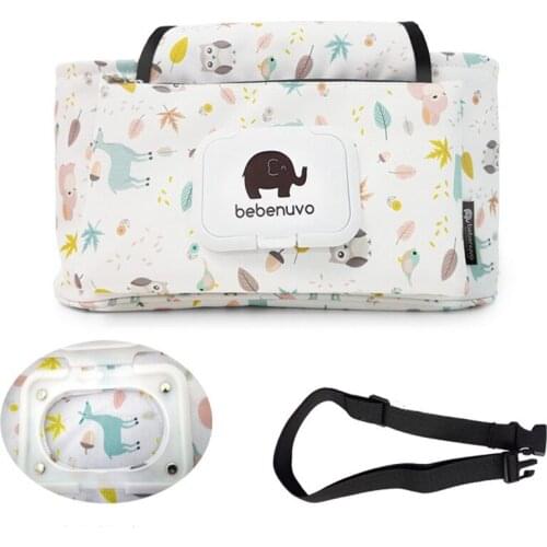 Colorful Baby Mommy Bag Trolley Bag Sundry Storage Bag Multi Function Mother And Baby Mommy Storage Bag + Shoulder Strap