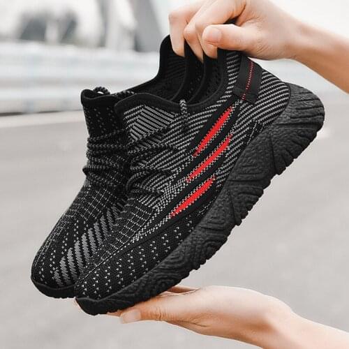 New Designer Men Trendy Sneaker Women Air Mesh Breathable Comfortable Lightweight Footwear Rubber Walking Non-slip Casual Shoes