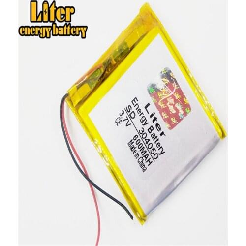 304050 034050 Liter energy battery 3.7V lithium polymer MP3 MP4 Bluetooth stereo 600MAH navigator