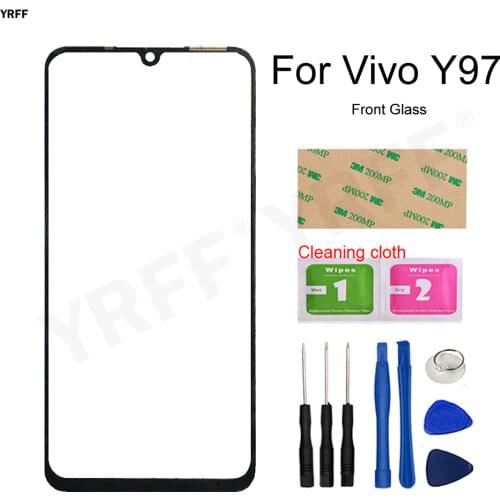 V17Pro Front Glass Panel For Vivo V17 Pro (No Touch Screen) Outer Glass Cover Repair Assembly Parts