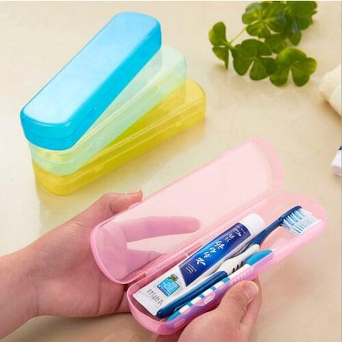 Portable outdoor travel toothbrush toothpaste storage box only empty