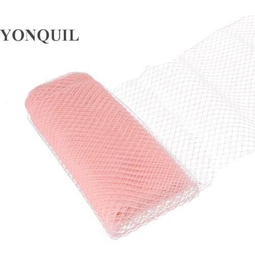 Pink Or 12 Colors 18"(45CM) Russian Veils For Lady Millinery Hat Material Birdcage Veil DIY Hair Accessories 10Yards/Lot v45-12