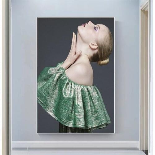 Silk Cloth Wall Poster Ellie Bamber Art Home Decoration Gift