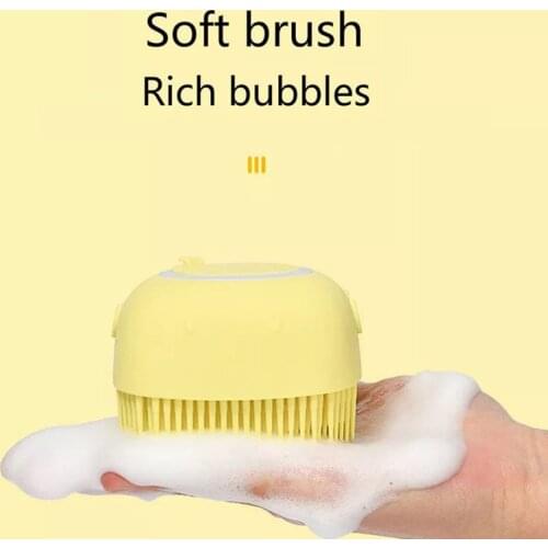 Baby Silicone Shower Brush Adult Scrubbing Soft Dry Massage Brush Adult Children Multifunctional Bathing Artifact Direct Sales