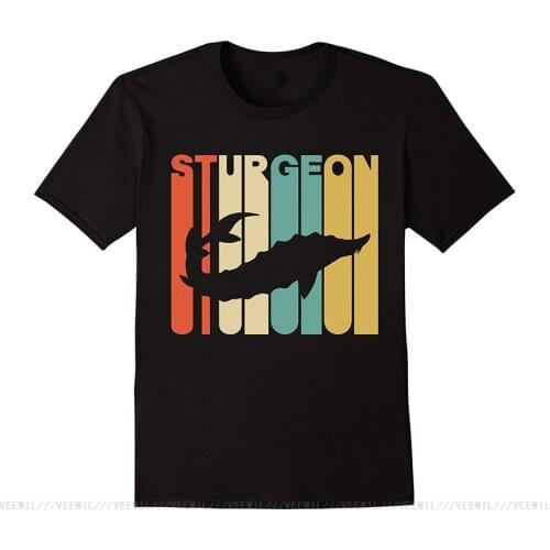 Style Sturgeon Silhouette T Shirt Style Short Sleeve Print Hip-hop Tee Shirt Newest 2020 S Fashion Cheap