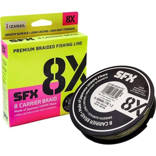 Sufix 8X super tensile long-throw fishing line 8-strand braided line