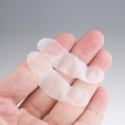 Ship From Russia Thin gel eyelash patch flexible Silver Pack Lint Gel Under special Eye Pad Patch Collagen Hyaluronic eye pads