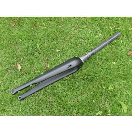 Toray Carbon UD Matt Cyclocross Disc Brake Bike Cyclo Cross Bicycle Fork Thru Axle 12 * 100mm