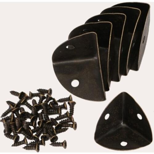 12 a package of 25MM side length angle Triangular antique corner gift box wooden box corner angle decoration