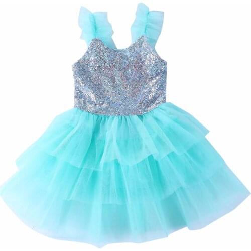 Princess Kids Baby Gown Costumes Dress For Girls Wedding Dress Baby Girls Sequins Evening Party Birthday Baptism Dress