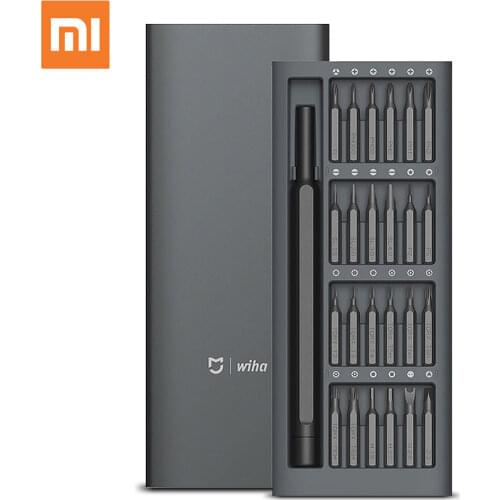 Xiaomi Mi Mijia Wiha 24 in 1 Precision Refined Screw Driver Kit 60HRC Magnetic Bits Xiaomi Home Kit Repair Tools DIY Original