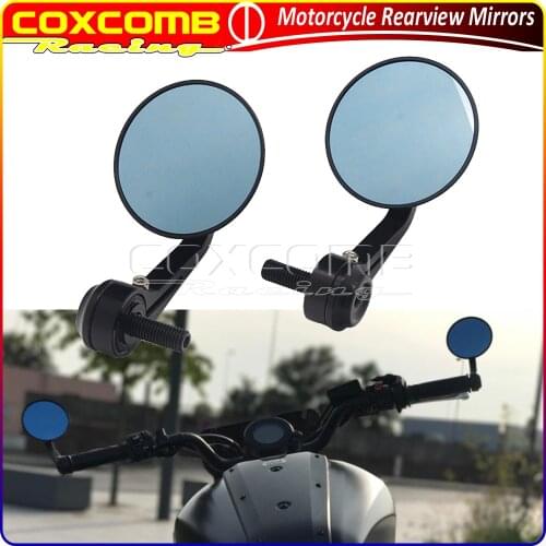 For BMW R NineT R NINE T Scrambler Urban F800R HP4 S1000R S1000 RR Motorcycle Round Mirrors Handlebar Mirrors Rear View Mirror