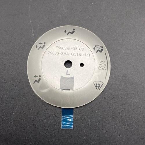 1pc for Honda city Old Hatchback Fit Radio Button Sticker Fan Air Conditioner Knob Gear Display Trim