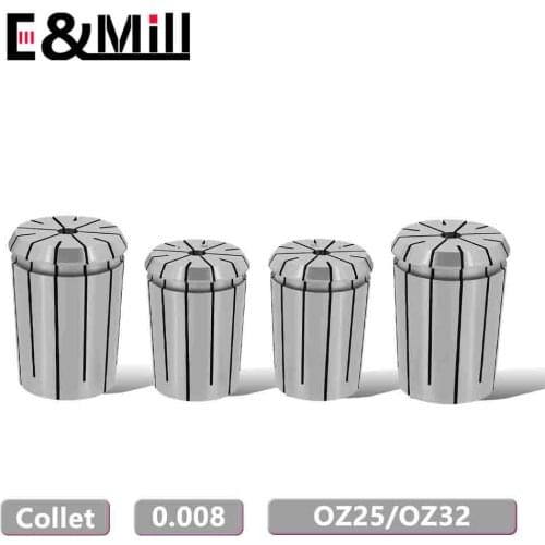 1Pcs Precision 0.008 OZ Collet Chuck 4 6 8 10 CNC Collet OZ25 3~25 OZ32 3~32 Spring Lathe Milling Collet Chuck Lathe Tool Holder